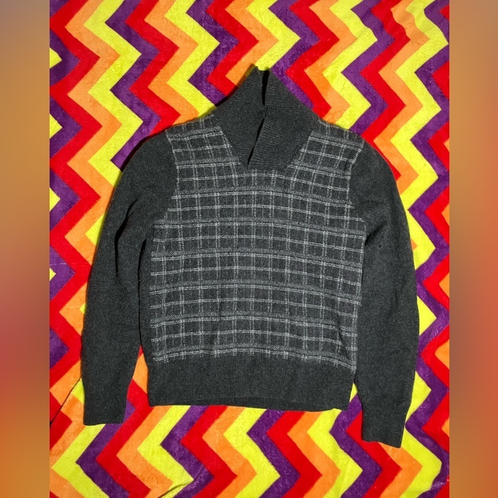 Brooks Brothers Saxxon wool cowlneck sweater